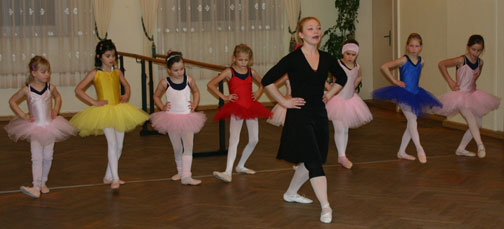 Die ersten Ballettschritte